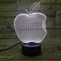 Colourful 3D fruit-shaped night light with acrylic shade and touch control.