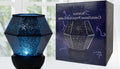 Children's rotating stars LED night light with three-colour light effects on bedroom wall