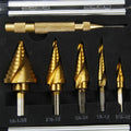 Gold aluminium tool box case with a steel opening plate, showing scale next to a ruler.