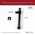 Coil of nylon wire for chainsaw chain tension adjustment, with size label showing diameter options.