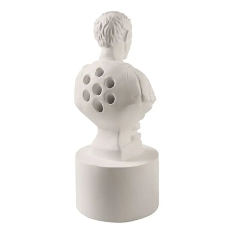White American creative character design synthetic resin pen holder for desk organisation