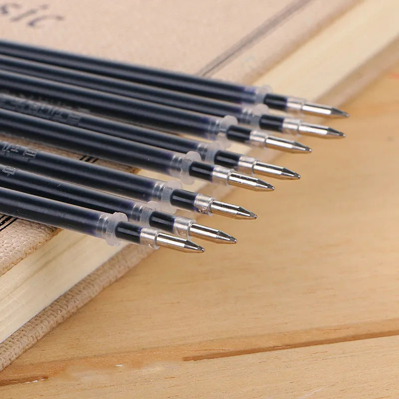 Automatic fade and disappear pen set with pen holder, storage case, and eight refill cartridges for temporary fabric markings