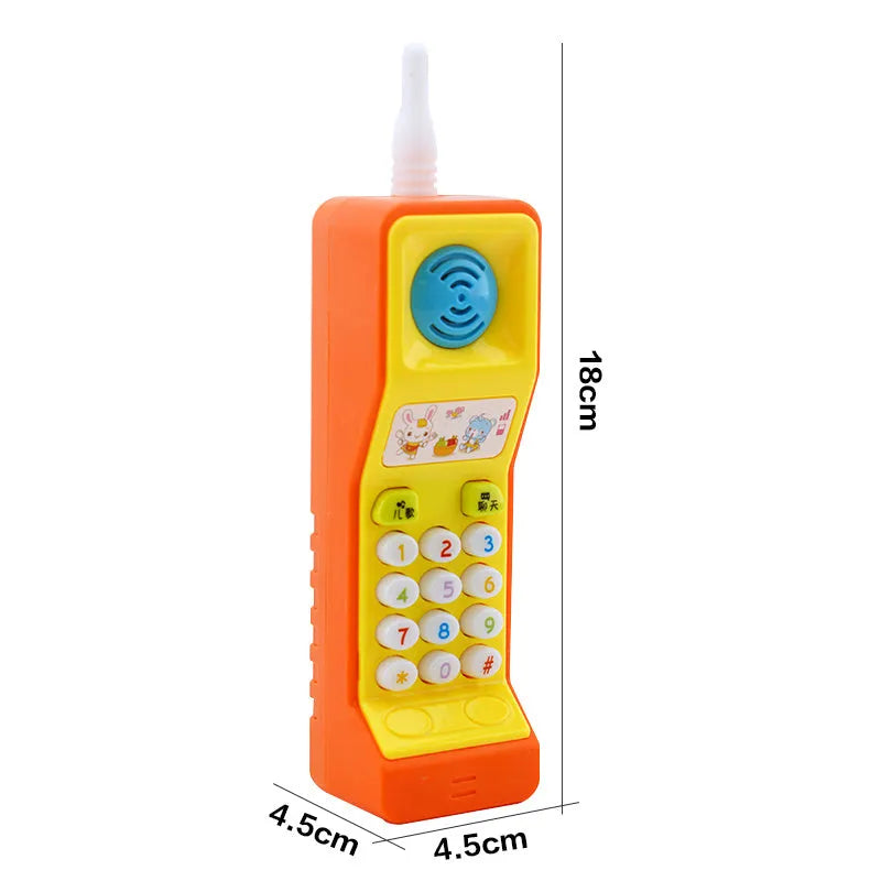 Children's electric musical cartoon animal toy with sound and light features for age 3+