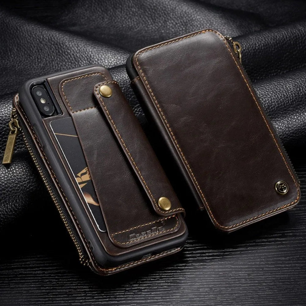 PU leather flip phone case for Samsung Galaxy Note9 in black, brown, and red colours