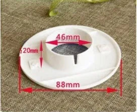 Plastic air conditioning hole cover kit with splits, plug caps, tuyeres, and sealing glue.