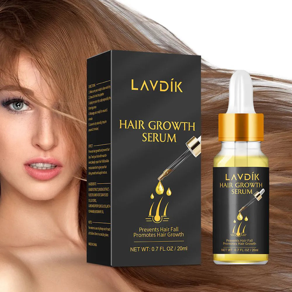 20ml bottle of damaged hair repair hair growth essence oil with pipette dispenser