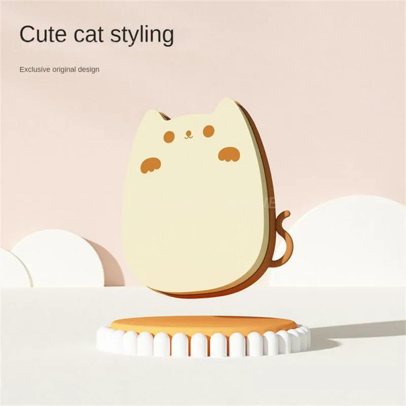 Blue silicone pet grooming brush with dual comb teeth for cats and dogs