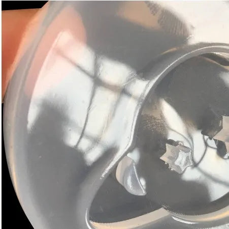Silicone full mirror planet mould for DIY epoxy resin jewellery casting, 6.5cm diameter.