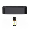 White square flame aroma diffuser with LED lights and water mist emission