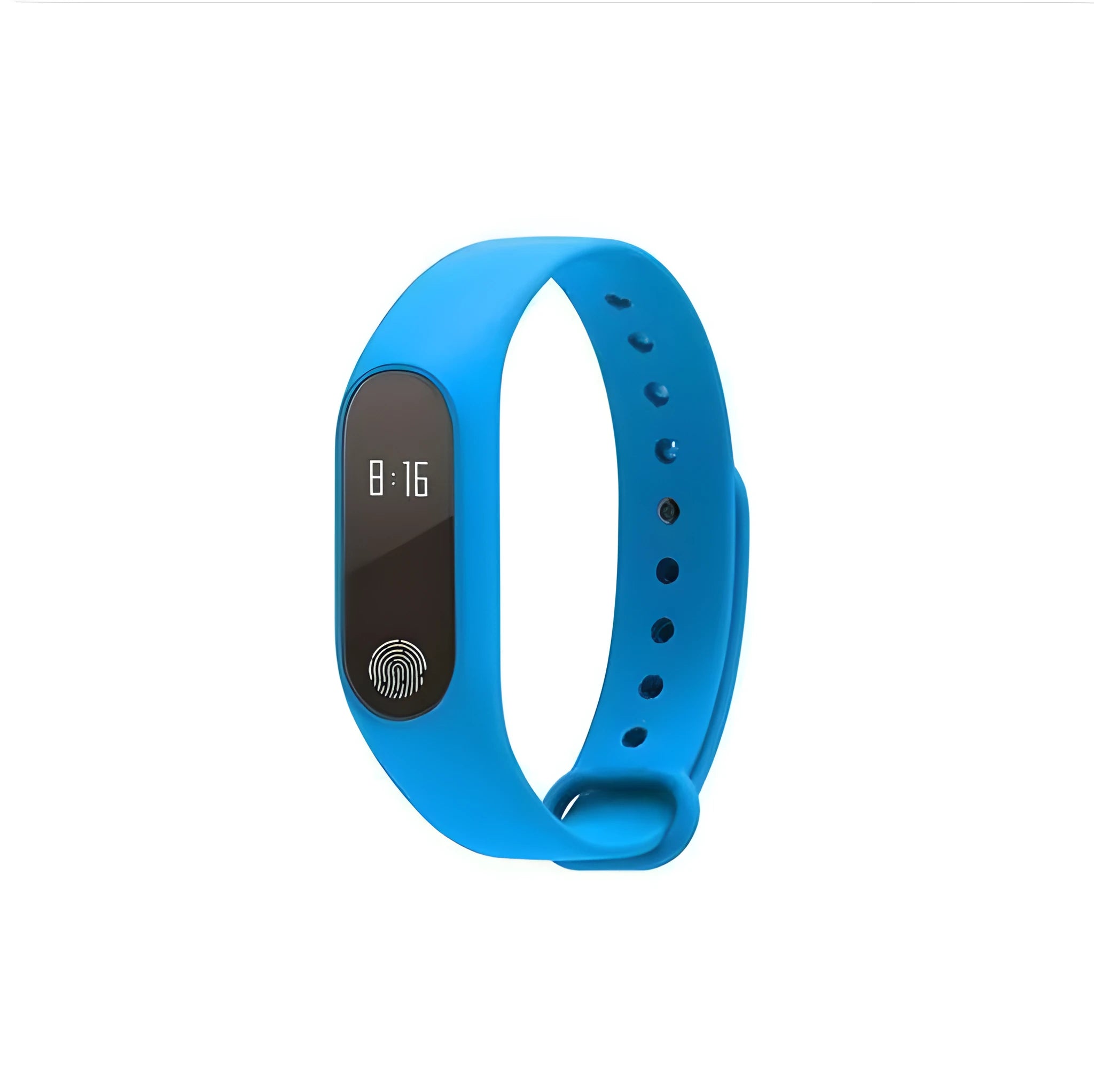 A motion intelligent smart ring on a finger, showing heart rate and step tracking on a smartphone screen.