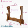 Chinese style wooden handmade multi-layer bracket shelf mounted on wall with decorative items