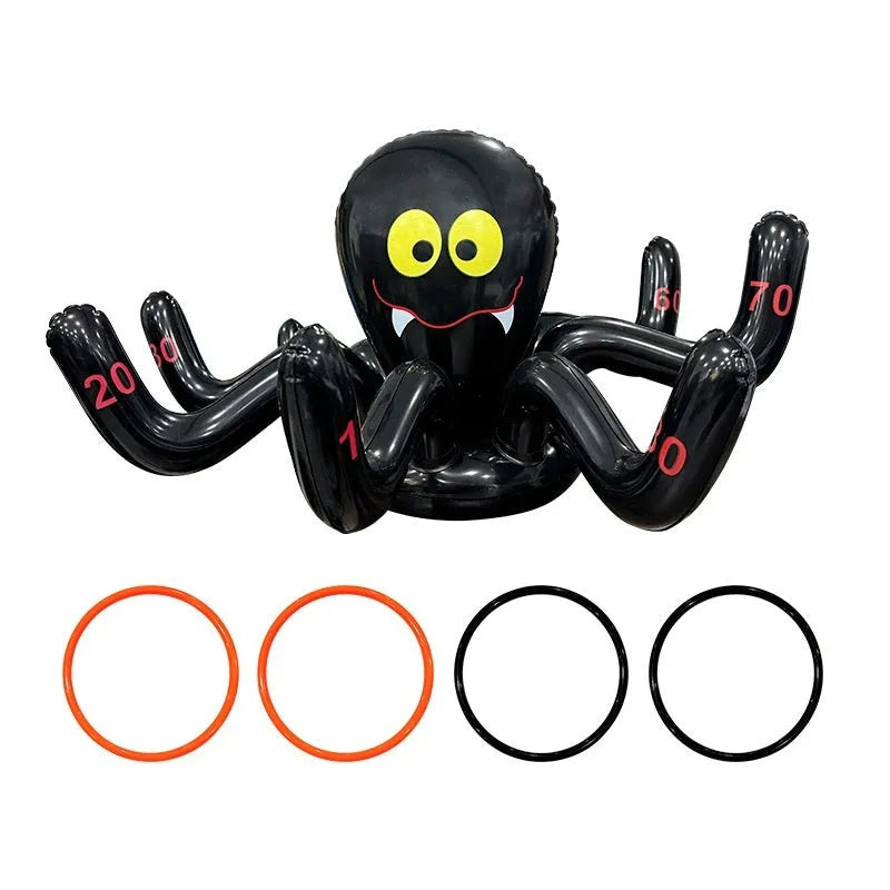PVC inflatable ferrule throwing toy in assorted Halloween styles for teenagers
