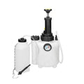 White 3-litre automotive brake oil tank replacement tool with copper, iron, and plastic construction.