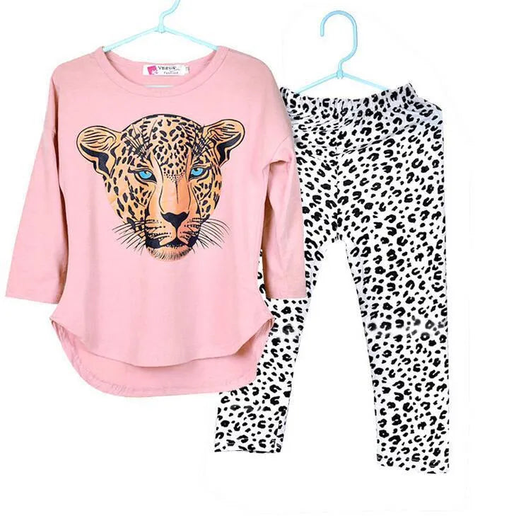 Children's casual summer pants suit set with short sleeves in multiple colours