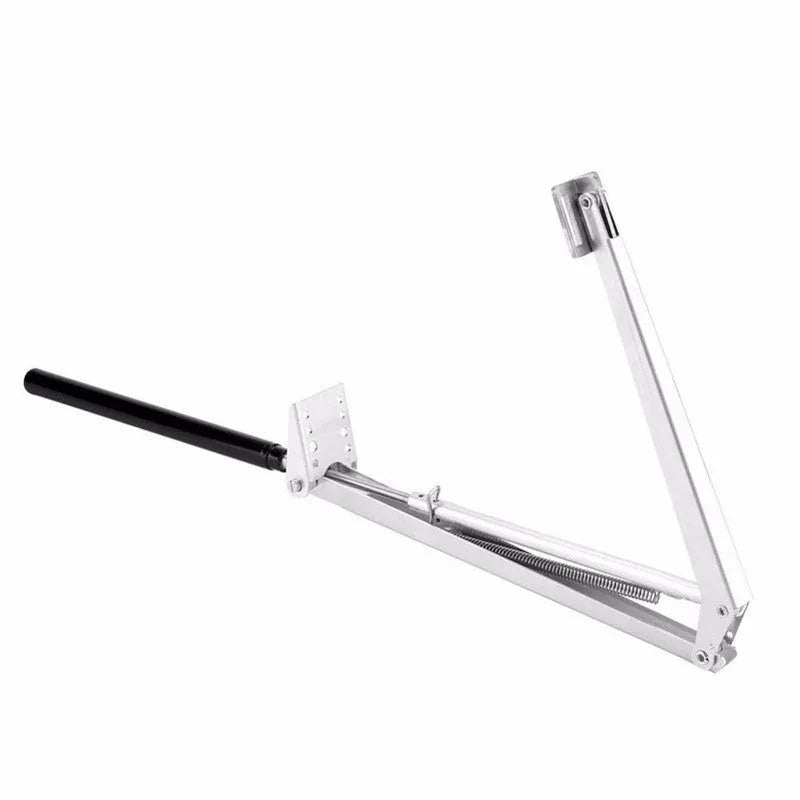 Silver and black aluminium alloy automatic greenhouse window opener with temperature control