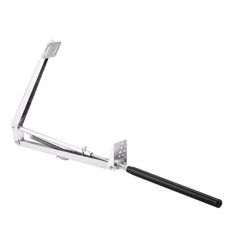 Silver and black aluminium alloy automatic greenhouse window opener with temperature control