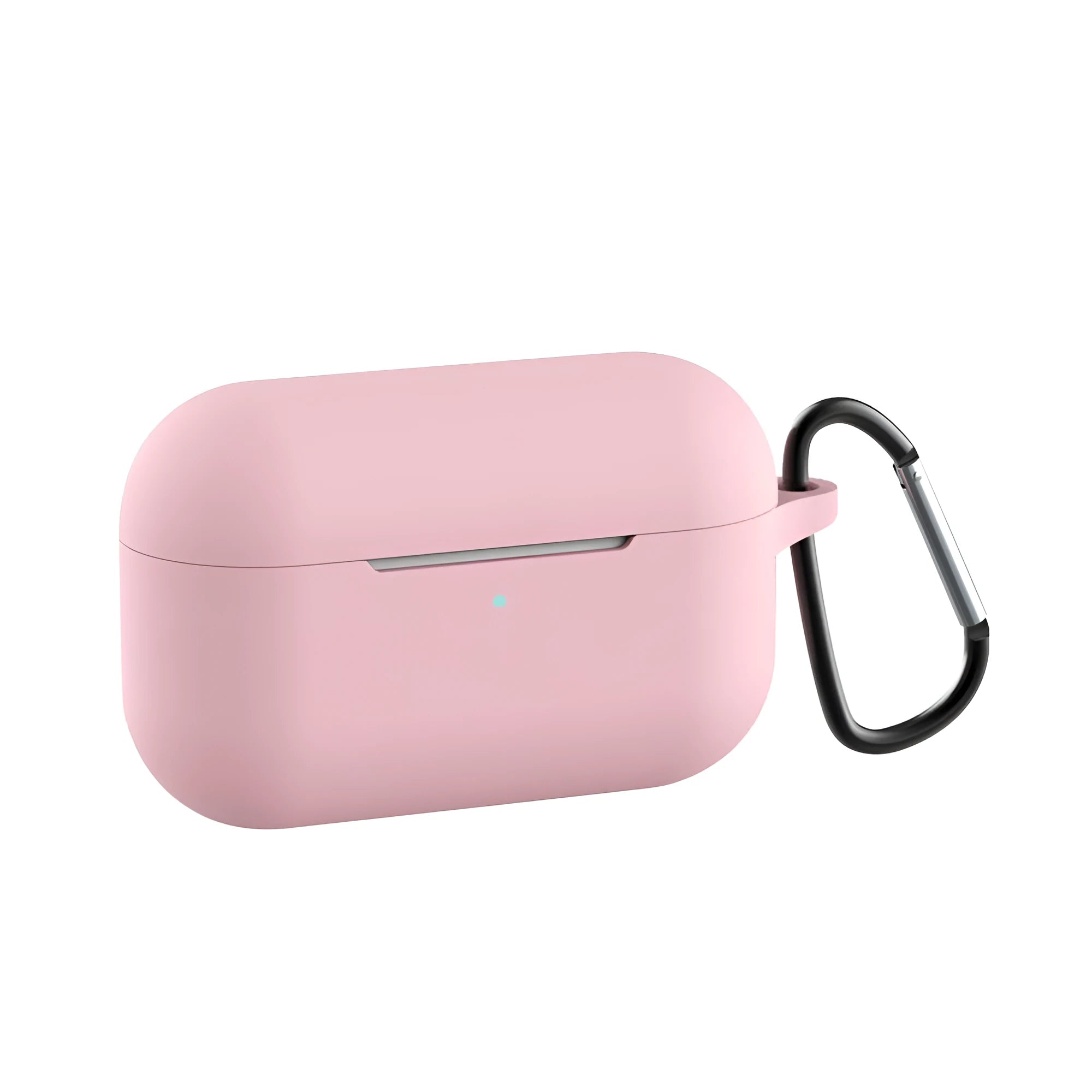 Blue silicone protective cover for Apple AirPods Pro charging case.