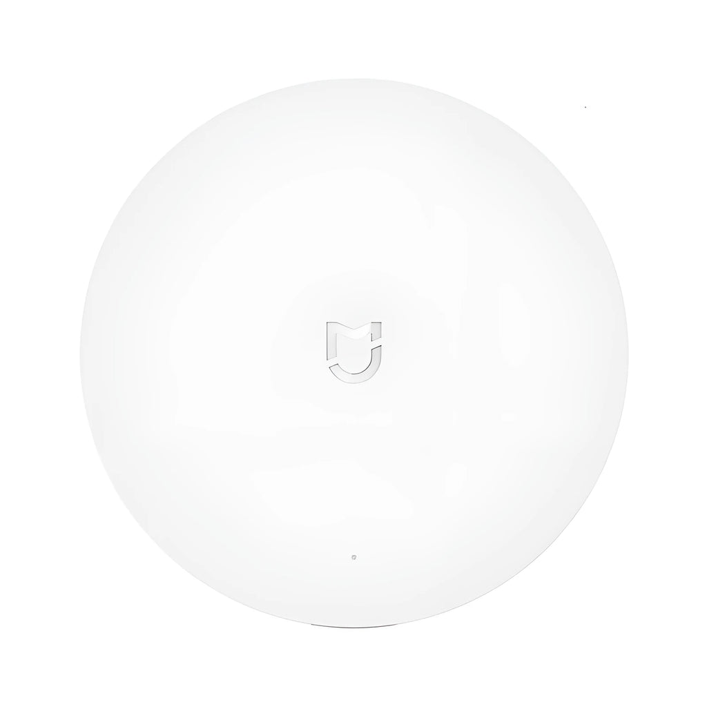 White Xiaomijia smart home gateway with UK plug for wireless wall switch control