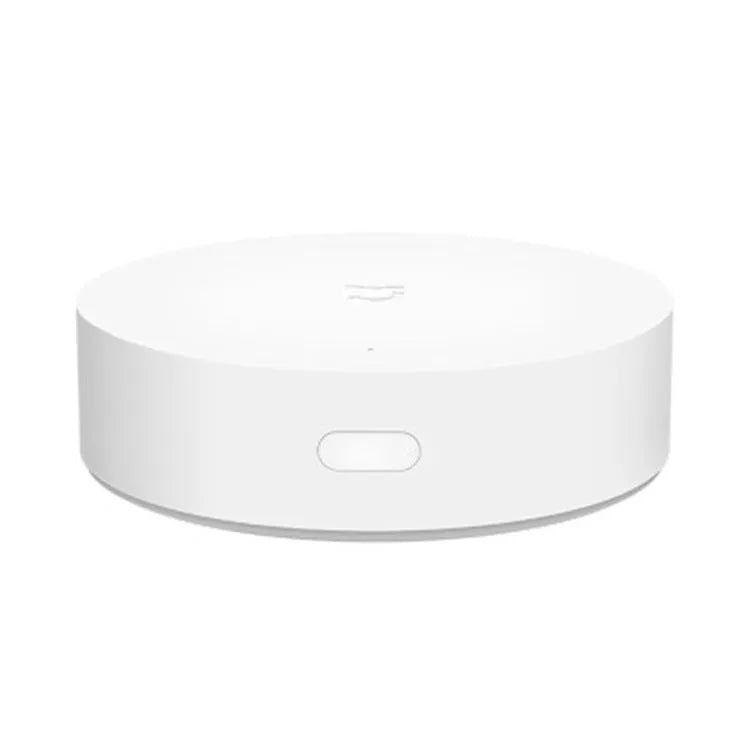 White Xiaomijia smart home gateway with UK plug for wireless wall switch control