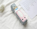 Korean cartoon cat design pencil case in four colour options for student stationery