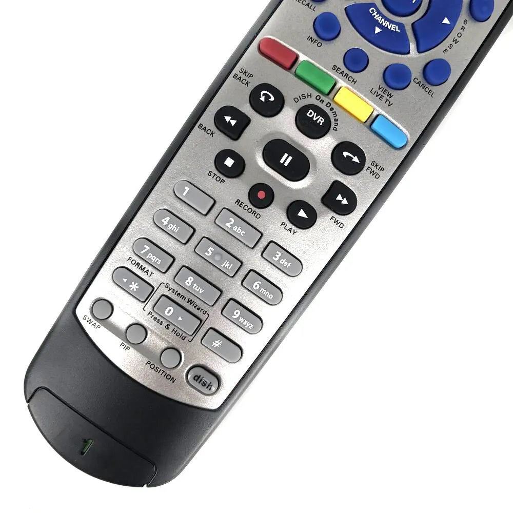 Black DISH Network universal remote control for satellite receivers model 20.1