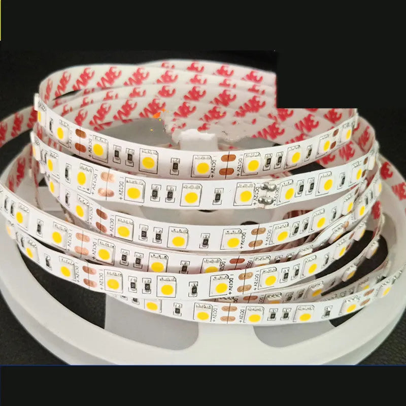 2835 and 5050 LED light strip options for commercial counter and shelf lighting in white