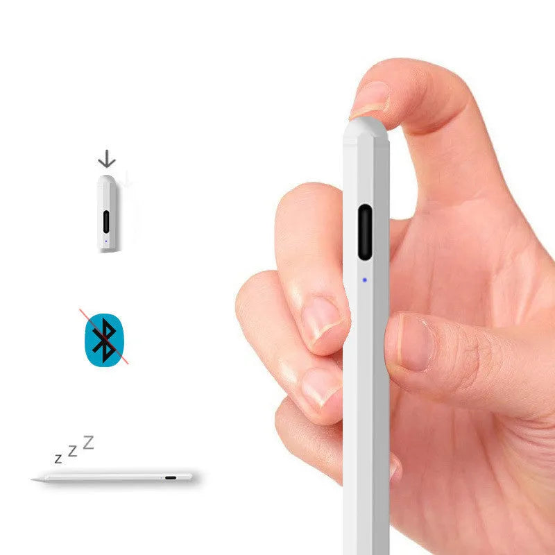 White magnetic suction stylus pen for iPad 2018 and newer models