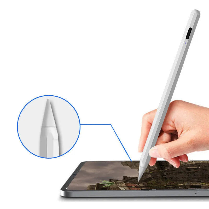 White magnetic suction stylus pen for iPad 2018 and newer models