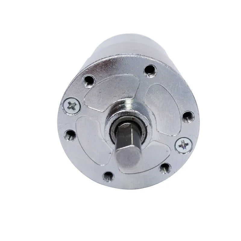 GA37RG series DC gear motor with 37mm metal gearbox and 6mm output shaft