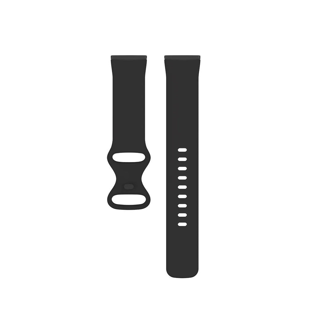 Fitbit Versa3 smart watch replacement strap in TPU silicone showing multiple colour options