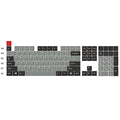 PBT side engraved Dolch transparent mechanical keyboard keycaps showing side legends