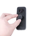 Insta360 ONE X2 tempered glass screen protector black colour with 97mm x 64mm dimensions