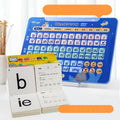14-inch interactive Chinese learning wall chart tablet with set of pinyin spelling cards for children.