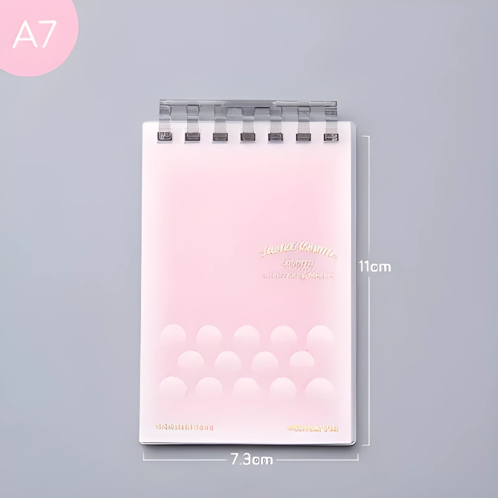 A7 hard cover detachable coil notebook in Japanese Korean small fresh style with multiple loose-leaf paper options