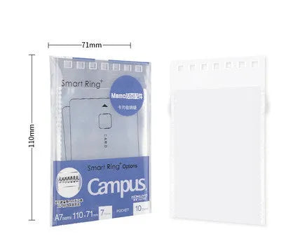 A7 hard cover detachable coil notebook in Japanese Korean small fresh style with multiple loose-leaf paper options