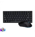 RK526 wireless mechanical keyboard and mouse set with USB transmitter and charging cable