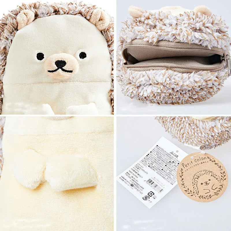 Soft velvet pencil case with a funny, creative personality design pattern.