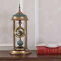 Nordic rectangular metal wall clock with pointer display and light luxury design