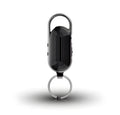 Black portable digital voice recorder with zinc alloy shell and USB port.
