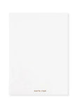 Red imitation leather hand book grid notebook showing inner core dot matrix pages with bronze detailing
