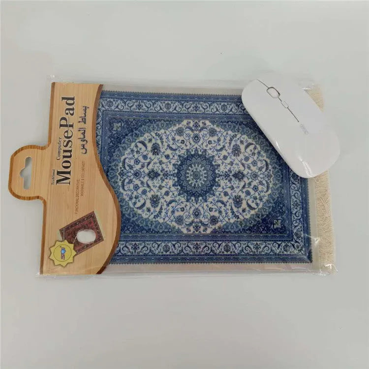 Custom Persian carpet design mouse pad with Dunhuang mural pattern in various colours