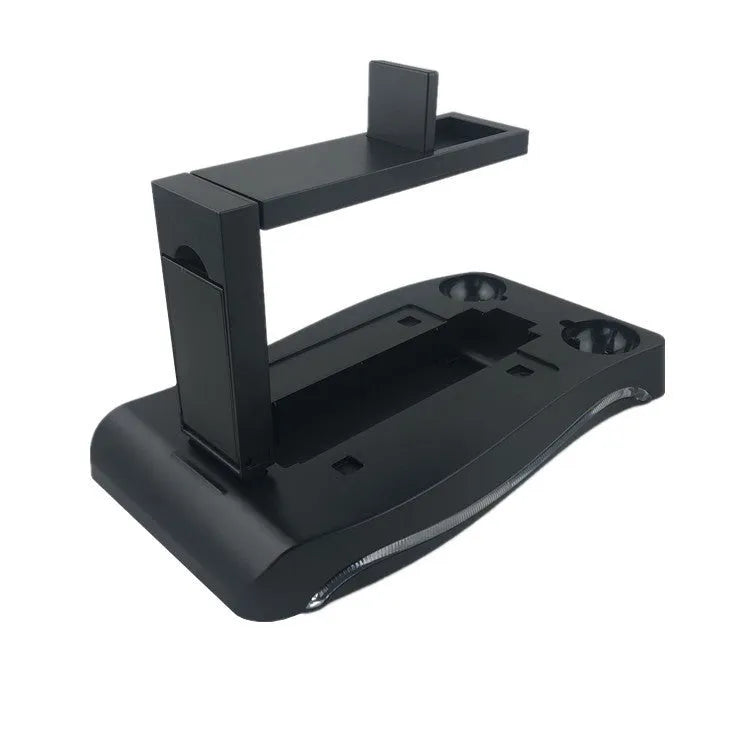 Black PS4 VR controller charging base station for PlayStation VR gaming accessories