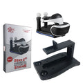 Black PS4 VR controller charging base station for PlayStation VR gaming accessories