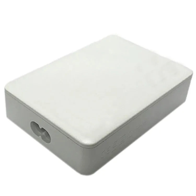 Desktop USB fast charger with indication light in black or white colour