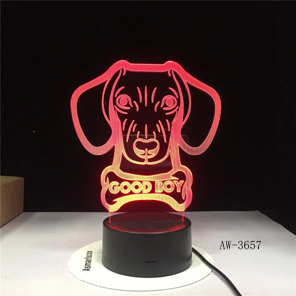Remote control colour gradient LED table lamp with acrylic shade on an ABS base.