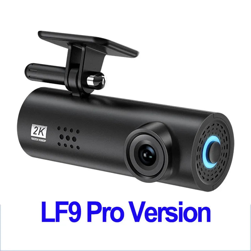 LF9 dashboard camera with WiFi connectivity showing compact design and lens