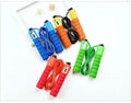 Adult skipping rope with sponge handles and built-in counter, total length 287cm