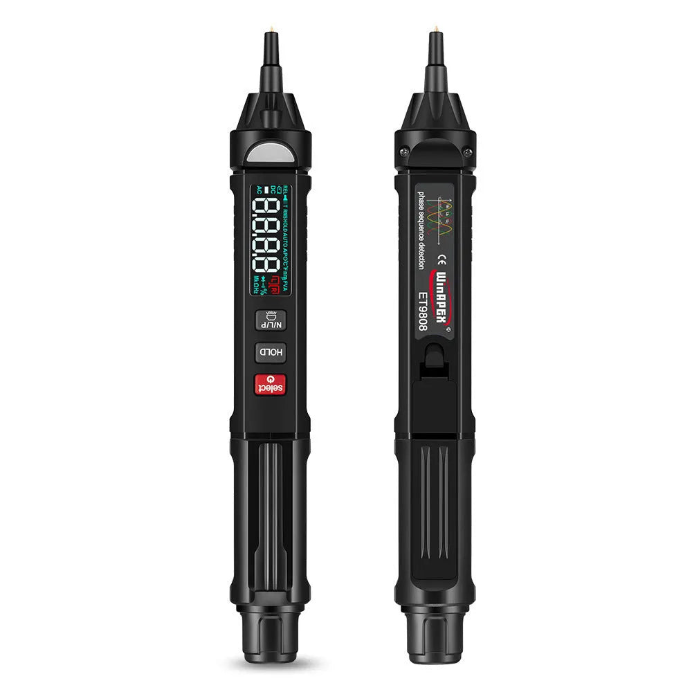 ET8906 ET8908 digital multimeter with test lead for automatic electrical measurement