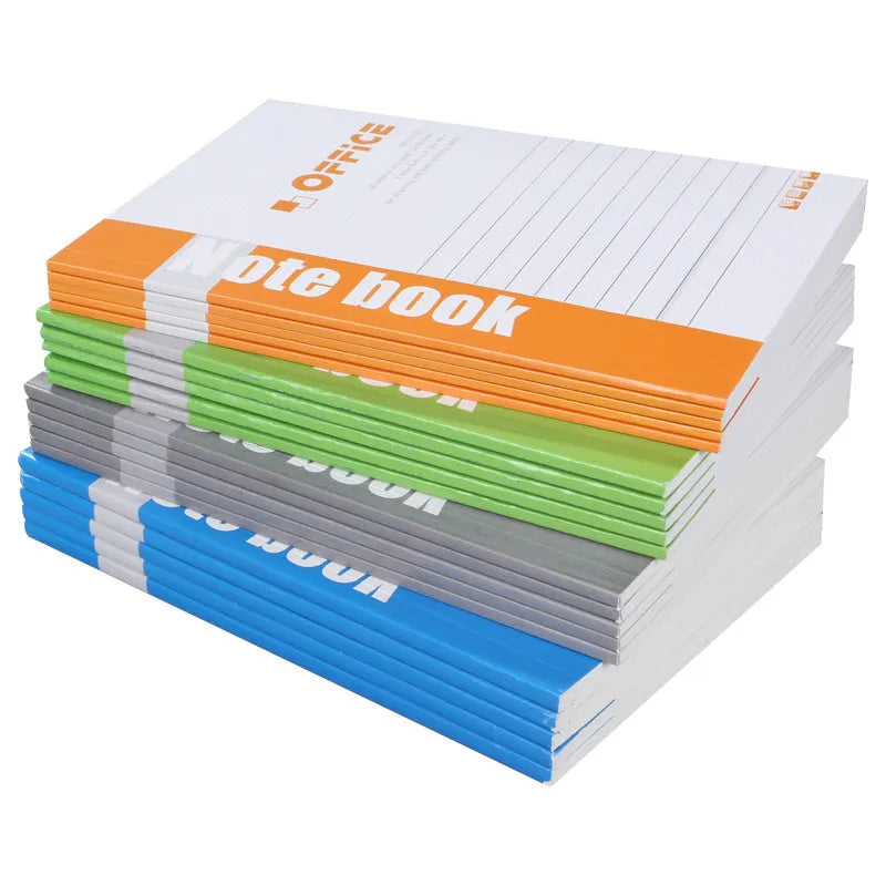 Wholesale soft cover business notebooks in Japanese Korean style with striped pattern, bulk pack options