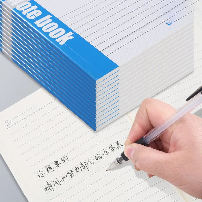Wholesale soft cover business notebooks in Japanese Korean style with striped pattern, bulk pack options